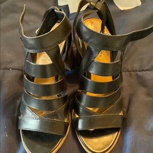 Black Strappy Sandals